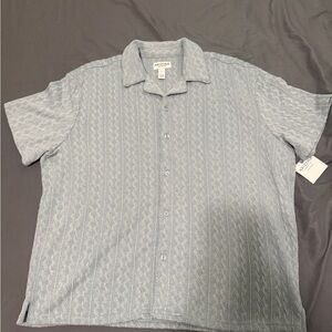 Arizona Jean Company Light Gray Patterned Shirt